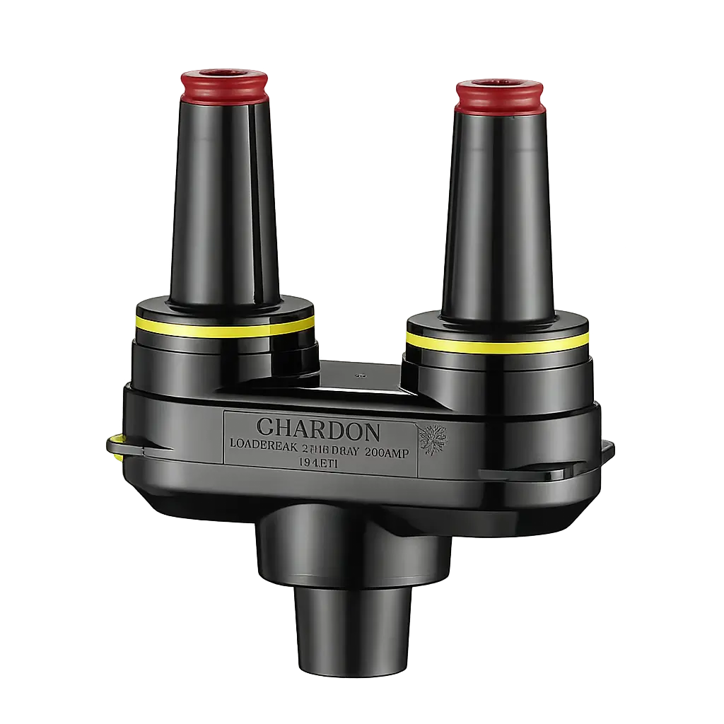 INSERTO-DOBLE-200A-15KV-CHARDON.webp Aislador Inserto doble rotativo 200 A – 15 kV - Imagen 1